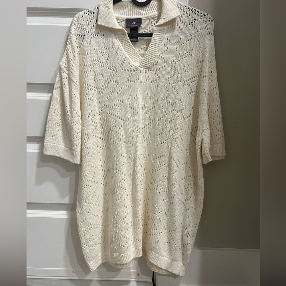 H&M crochet shirt